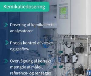 VA-flowmålere fra Fagerberg kan klare mange doseringsopgaver - både store og små