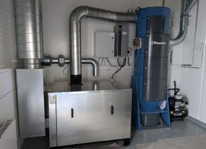 Ny installation fra FlexAir - Centralstøvsuger til klargøringscenter