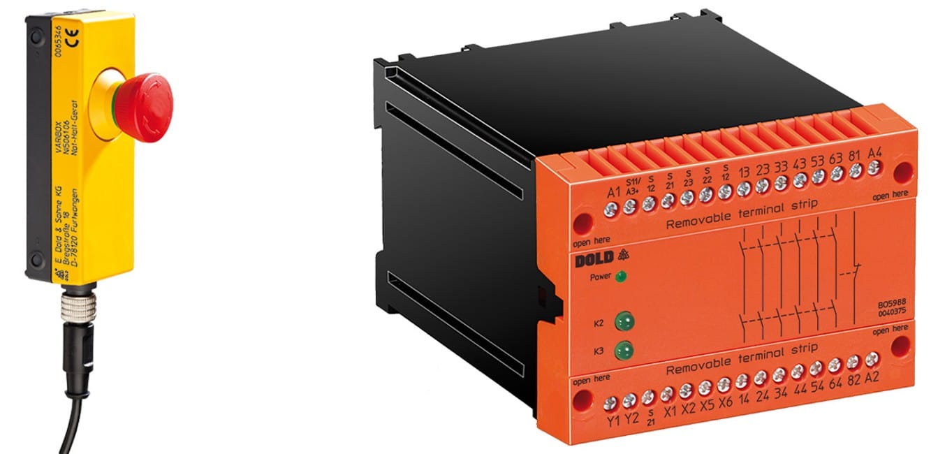 DOLD nødstoprelæer – Optimal sikkerhed for automatiserede systemer