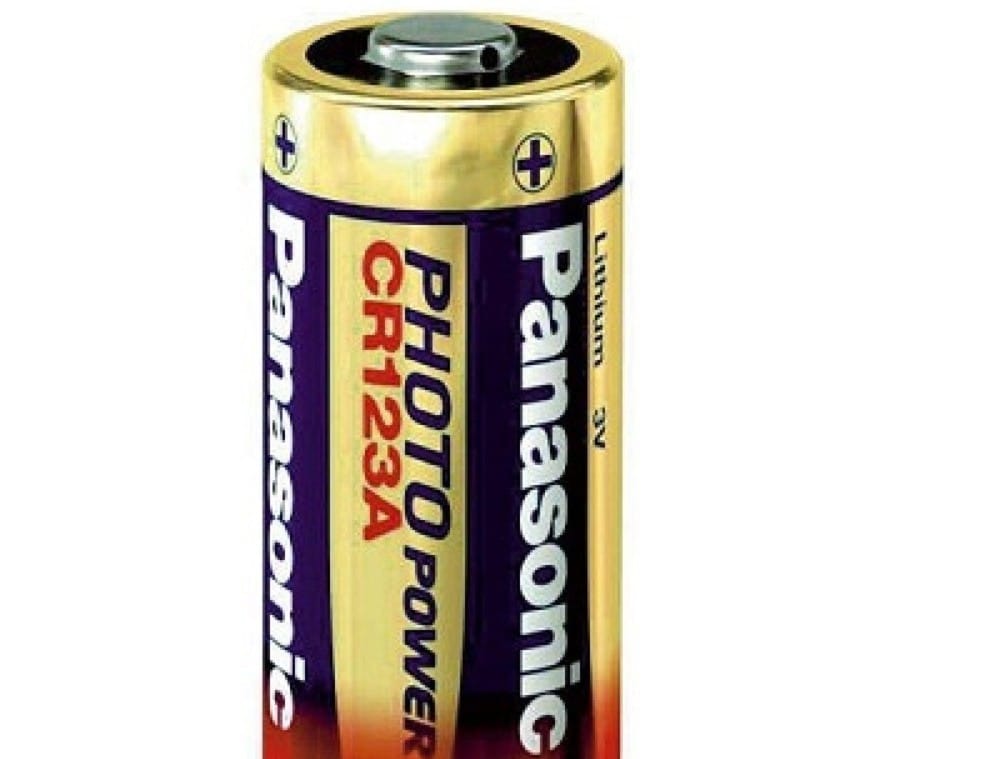 Panasonic CR123A Lithium Batteri 3V fra Batteri-butik.dk