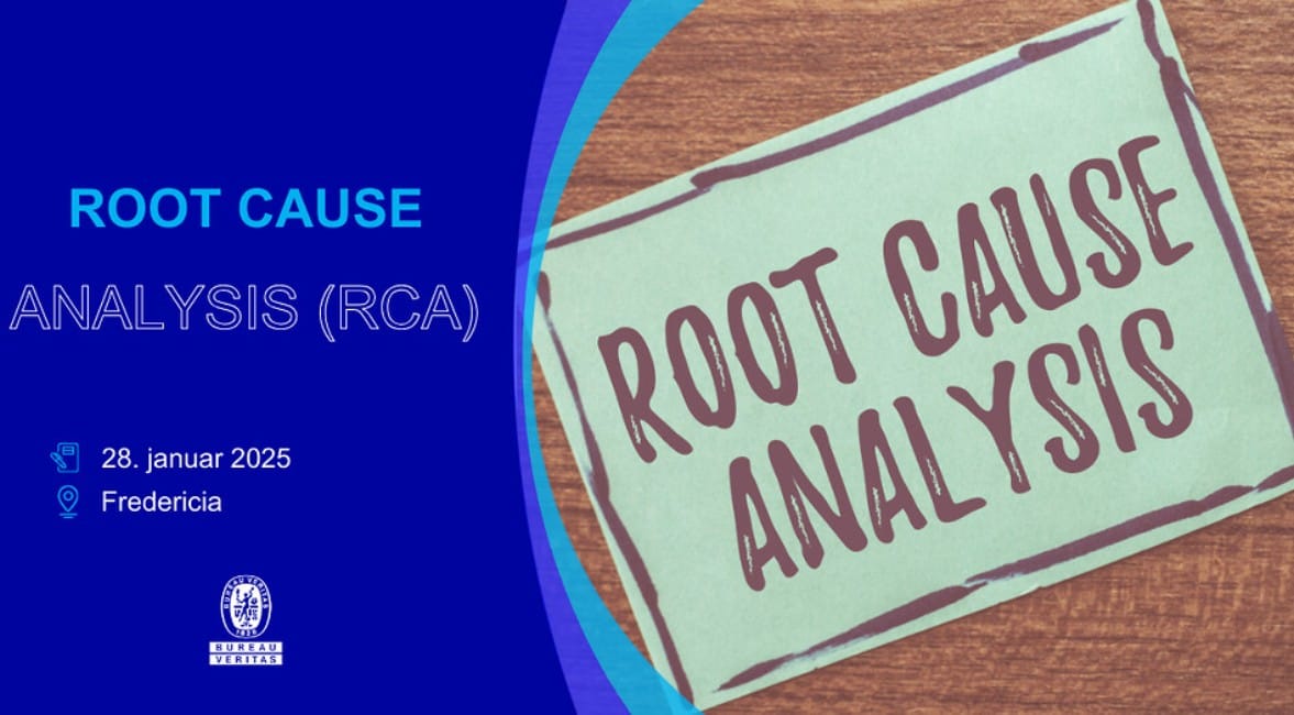 Kursus fra Bureau Veritas - Root Cause Analysis (RCA)