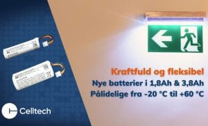 Celltech A/S tilbyder nu de nyeste batteriløsninger fra vores søsterselskab Fey Elektronik GmbH – en del af Celltech Group. 