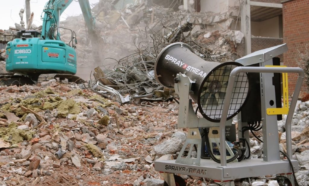 JNC TEKNIK – Selektiv Nedrivning – SPRAYSTREAM