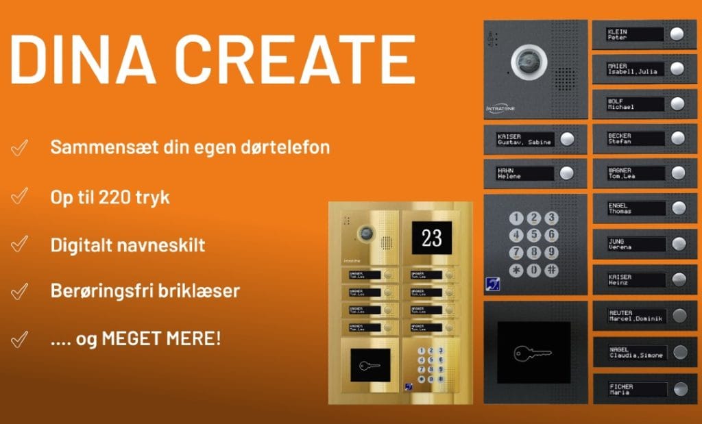 Byg din egen videodørtelefon med løsning fra Plento