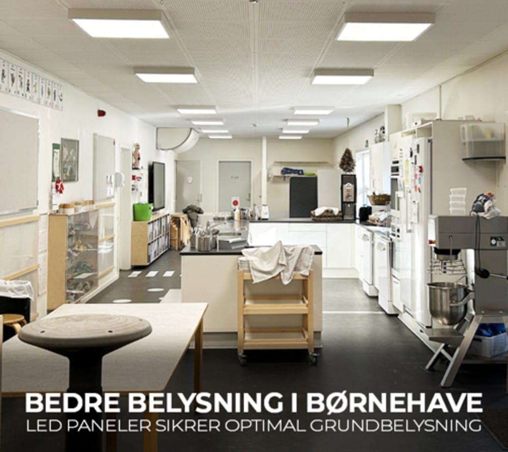 Ecofoss - Grundbelysning i børnehave