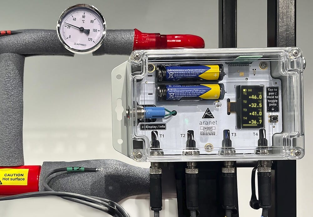 Datalogger fra ComSystem til dokumentation af temperatur, fugt eller CO₂