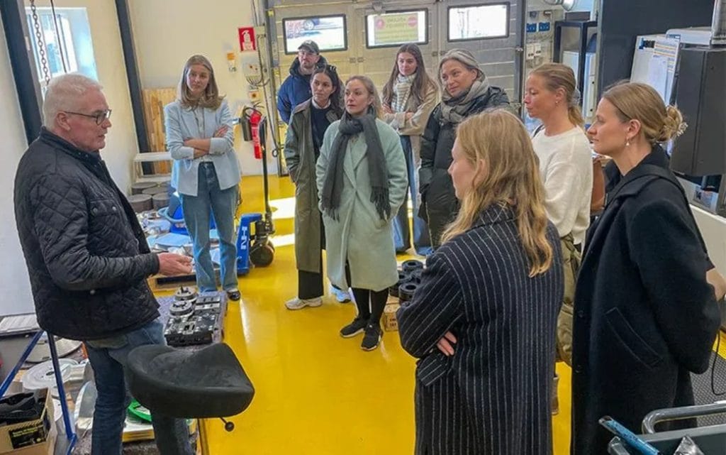 Dansk Industri på besøg på fabrikken