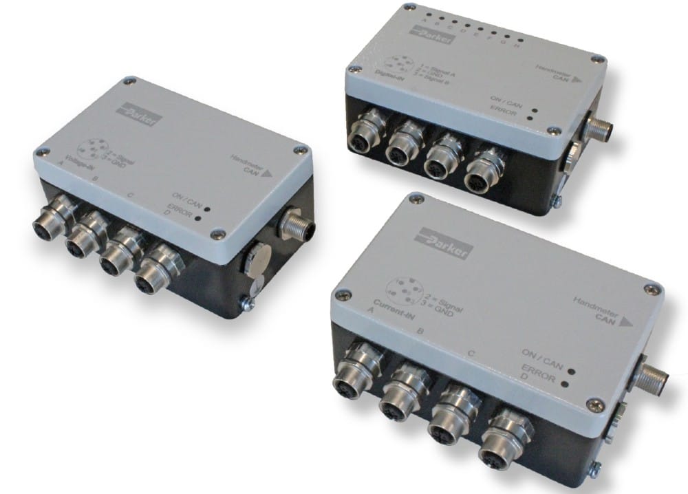Parker forbedrer overvågning og kontrol af komplekse hydrauliksystemer med den nye SensoControl Converter Box til Service Master Connect