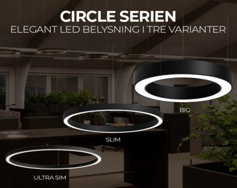 Circle LED lamper fra Ecofoss