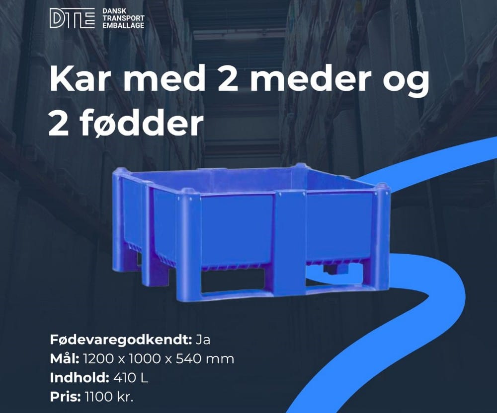 Lageroprydning = ekstra skarpe priser på kvalitets pallekar!