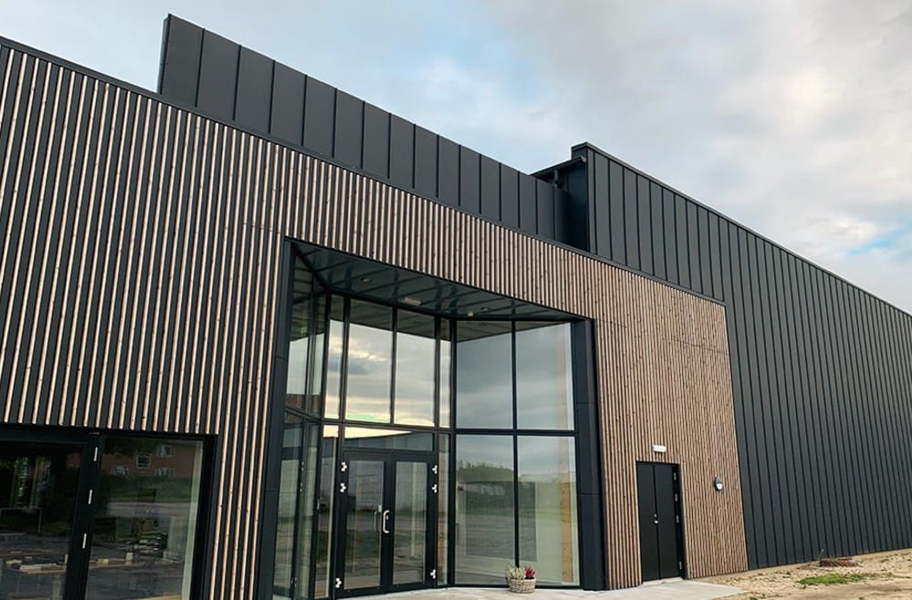 Areco Easy-Clickfals på Frikirken Randers