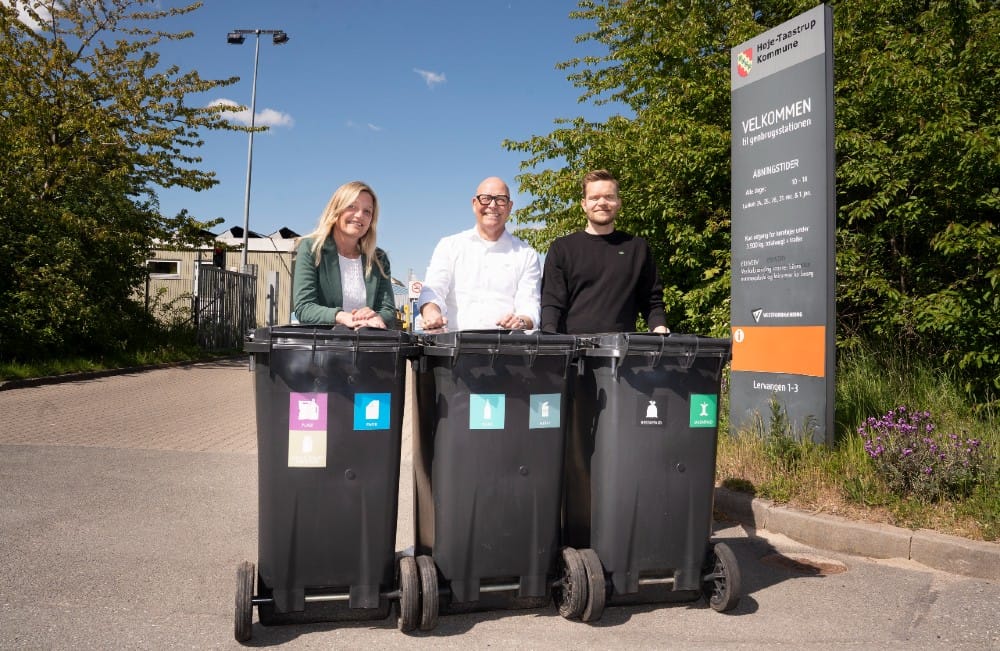 Ny IT gør renovation smidigere - Fra v Anders K Humle, Sussi Jørgensen og Simon Pedersen