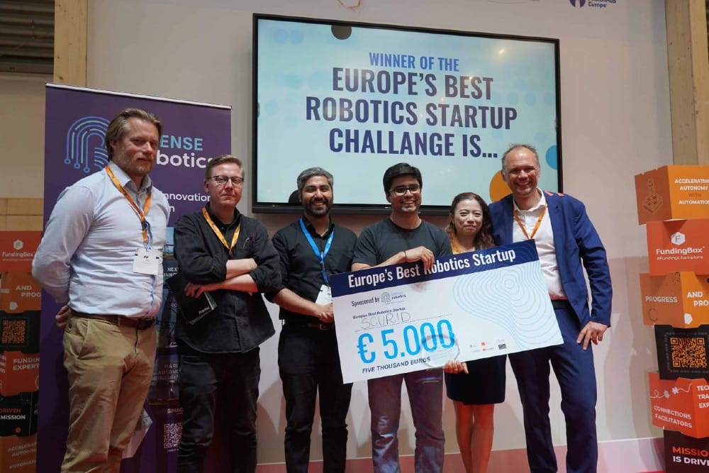 Scurid vinder titlen som Europas bedste robot-startup ved automatica 2025