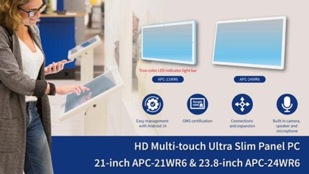 Avancerede Ultra Slim Panel PC’er fra Avalue med Multi-touch og høj ydeevne