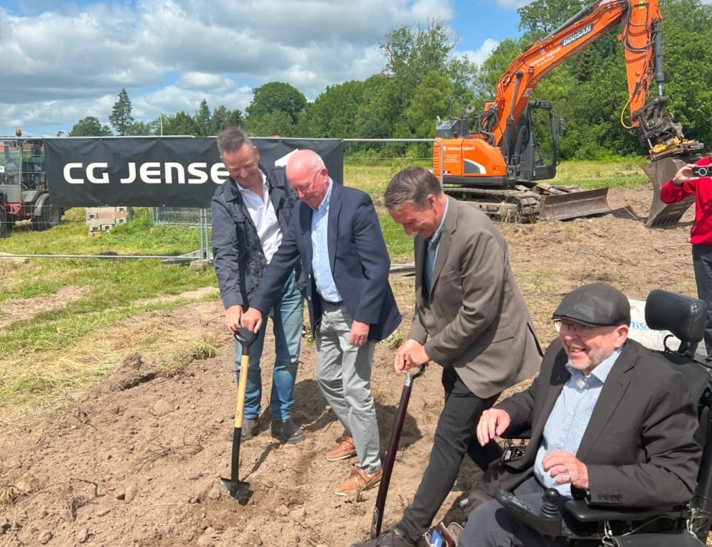 CG Jensen tager første spadestik på 60 rækkehuse i Næstved