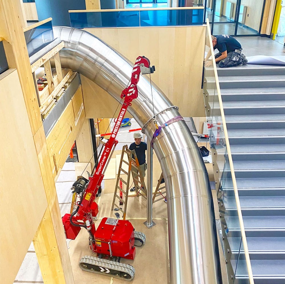 Kompakte el-kraner - En nødvendighed i moderne byggeri