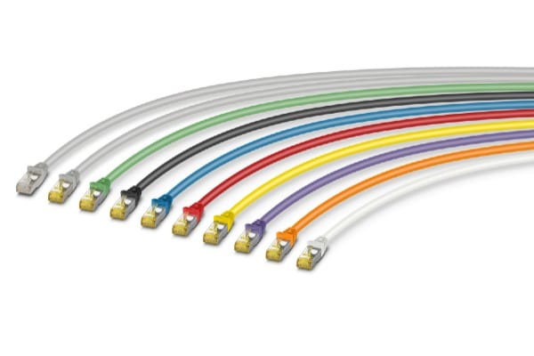 Farvede RJ45 patchkabler til CAT6A applikationer