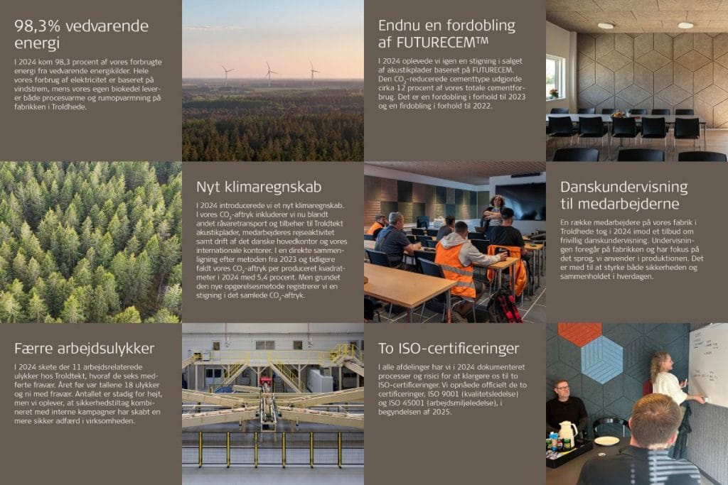 ESG-rapport fra Troldtekt: Nyt klimaregnskab, færre ulykker og danskundervisning i arbejdstiden