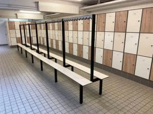 DUX Access & Sport har leveret en komplet løsning med skabe, låse og adgangsgates til Ballerup Idrætsby