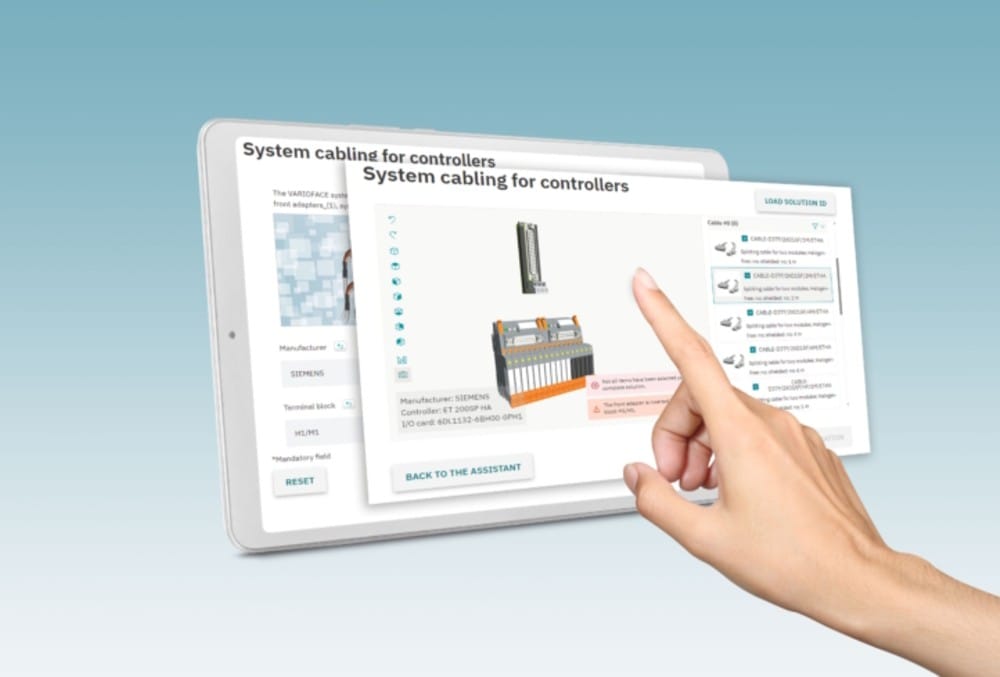 Det rigtige valg med den nye online konfigurator til systemkabling til controllere
