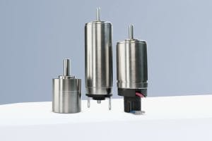 Nye jævnstrømsmotorer fra GXR- og SXR-familierne i FAULHABER-porteføljen.