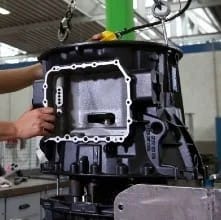 Dette billede illustrere Service af gear