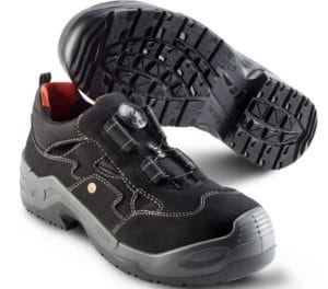 Dette billede illustrere Fremragende sikkerhed og komfort med sikkerhedssandaler fra Sikkerhedsudstyr.com