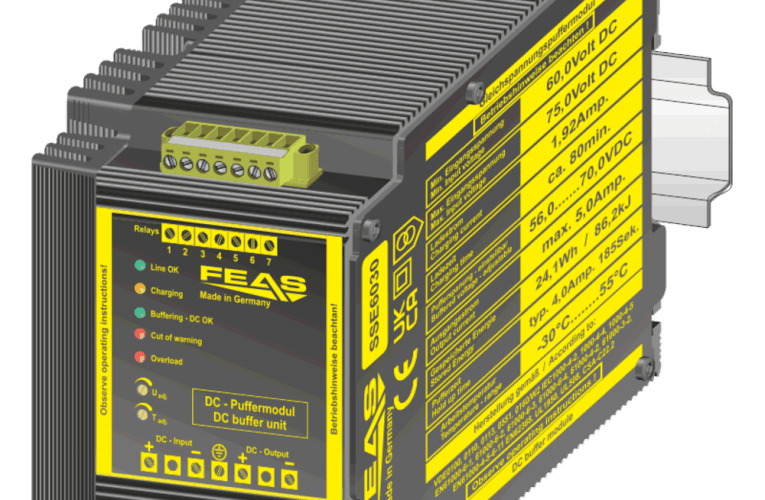 FEAS fuldender DC UPS-serien SSE30 med 60V-modul