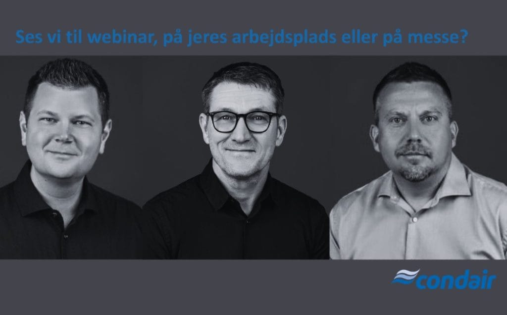 Webinar fra Condair - Bliv klogere på befugtning, fugtstyring mm.