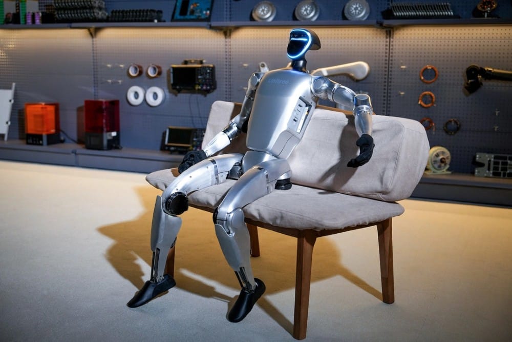 Med AI-bølgen er der også kommet fart på udviklingen af robotter. Besøgende på HI-messen kan møde nogle af de første og mest avancerede bud, når Mybotshop gæster Technomania med robotterne Unitree G1 og Unitree Go2. Foto: IDA.