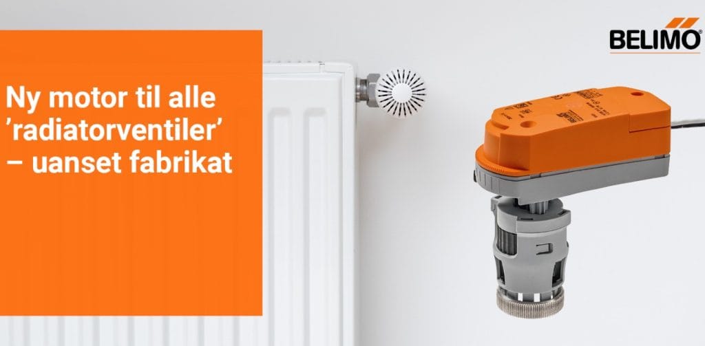 Styr alle ’radiatorventiler’ med Belimos nye motor