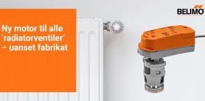 Styr alle ’radiatorventiler’ med Belimos nye motor