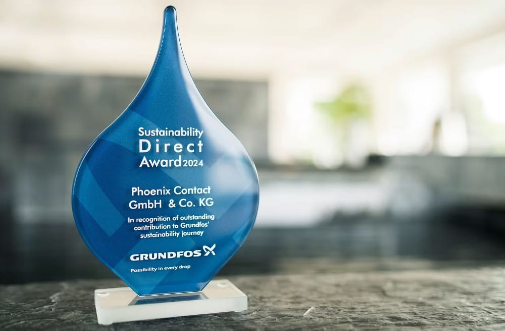 Grundfos hædrer Phoenix Contact med Sustainability Direct Award