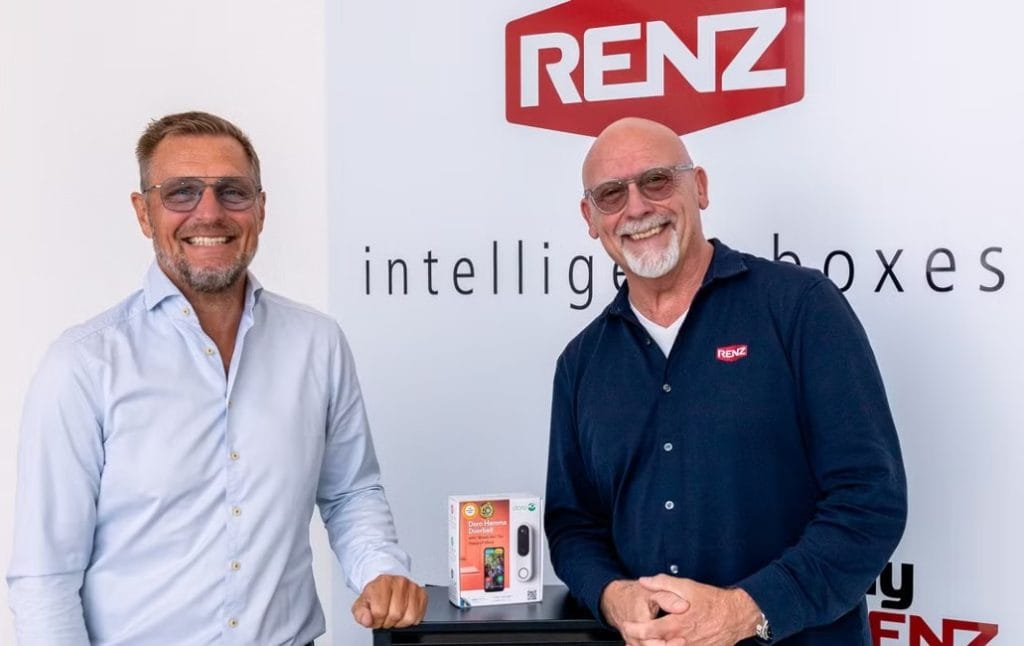 Michael Fahlen, salgschef i Doro Danmark, og Kenneth Steinmetz, administrerende direktør i Renz A/S