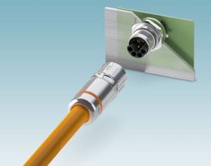 Apparatstik til bølgelodning som en pladsbesparende 3-i-1 løsning, der etablerer en pålidelig overførsel af signaler, data og effekt i et enkelt stik