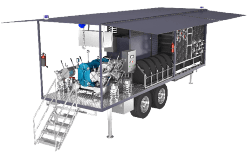 Få en mobil og komplet løsning til pumpning af oversvømmede områder.