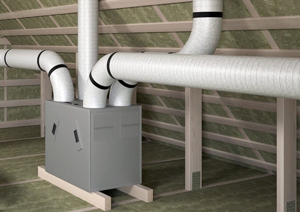 Tidbesparende kanalsystem med høj isolering til boligventilation