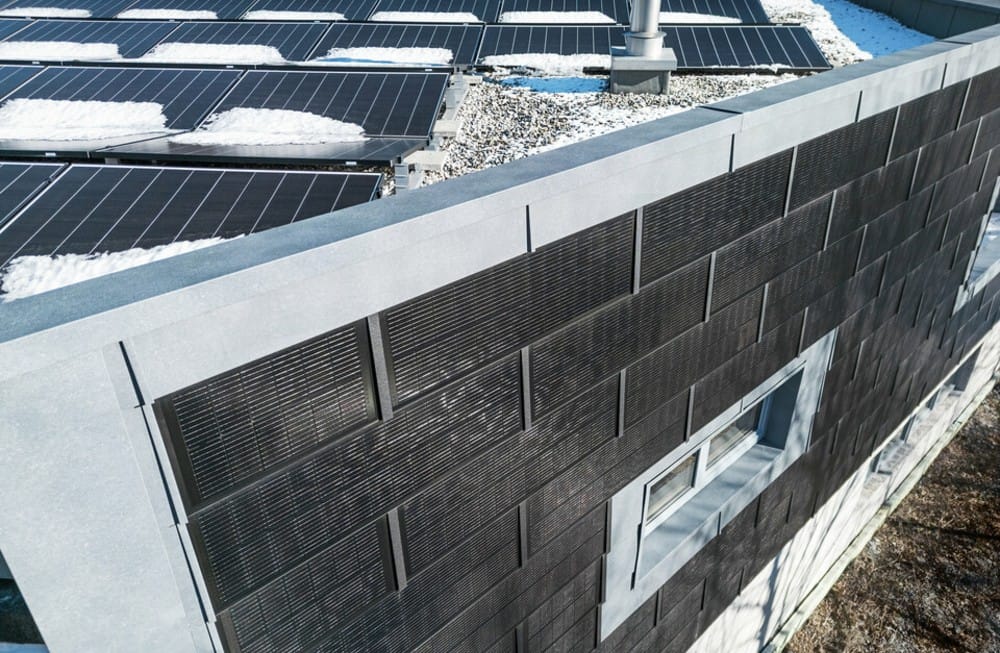 PREFA-solcelletagplade forvandler facader til kraftværker