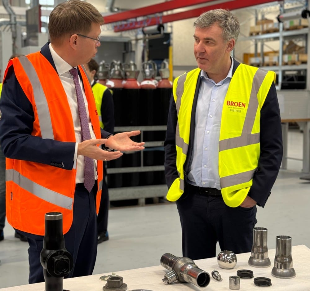 BROEN - Besøg af Klima-, Energi- og Forsyningsministeren