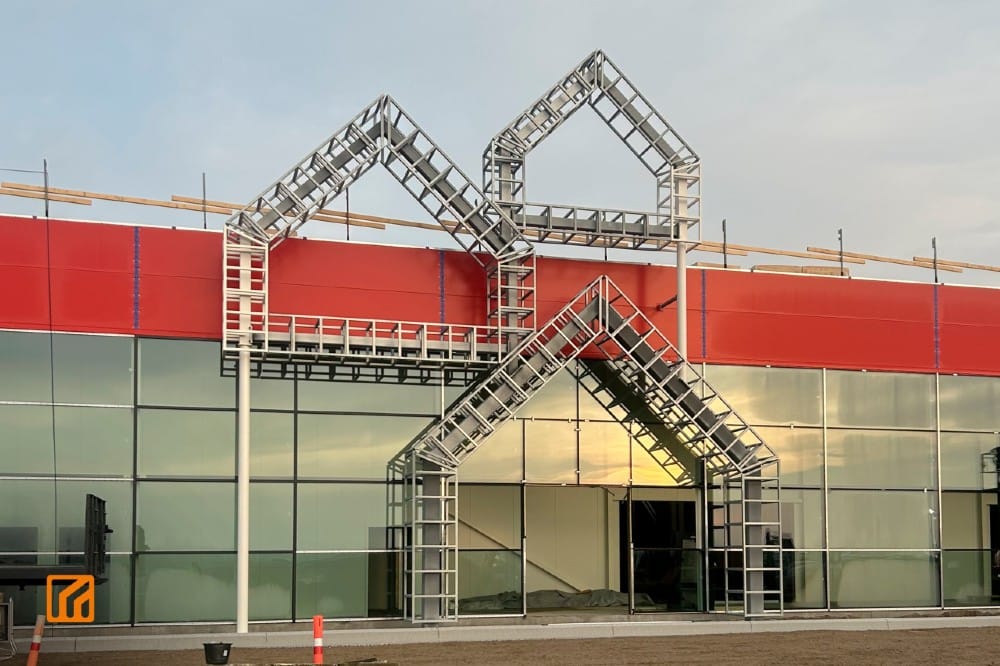 260 ton stål til ny BAUHAUS i Næstved
