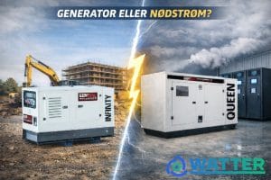 Generatoranlæg eller nødstrømsanlæg – hvad er forskellen?
