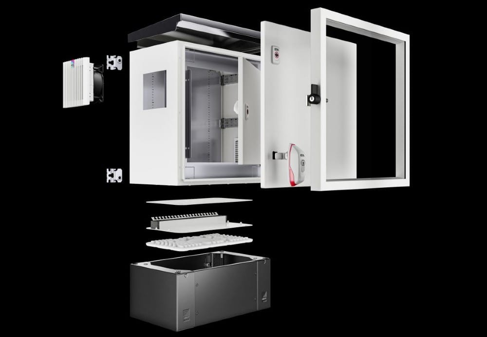 Vægskabe og tilbehør fra Rittal