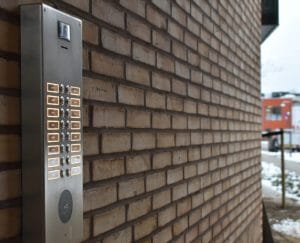 Videx - TITAN dørtableauer til nybyggeriet Kærene