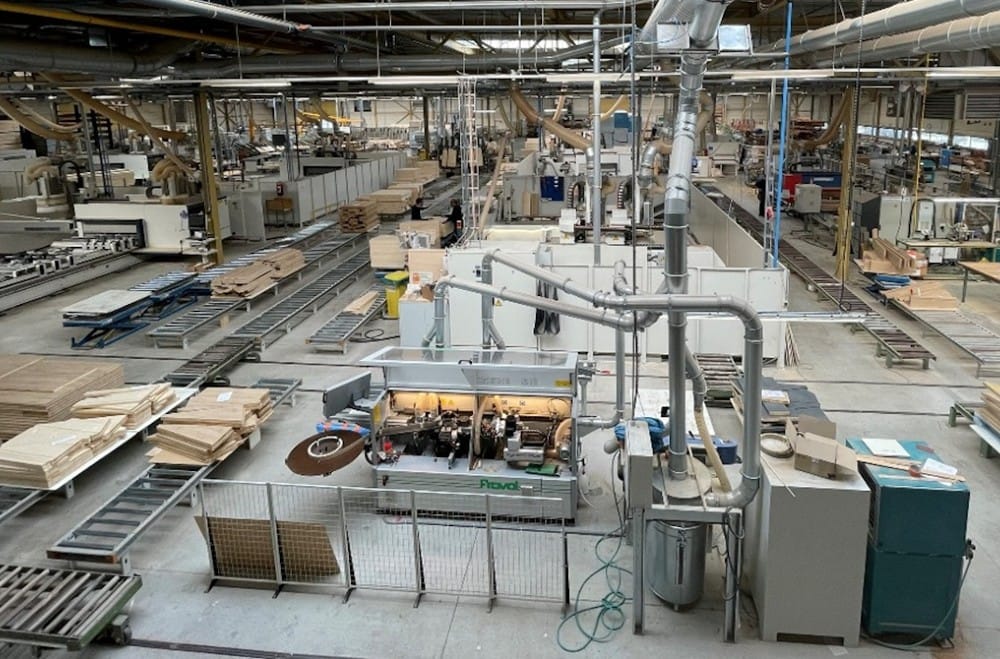 Produktionshallen på Trappenfabrik Vermeulen. Foto: Busch Vacuum Solutions.