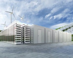 Dette billede illustrere Batterilagring