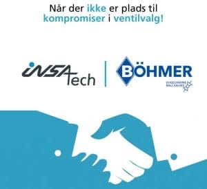 Verdenskendt kvalitet - Böhmer kugleventiler findes nu hos Insatech