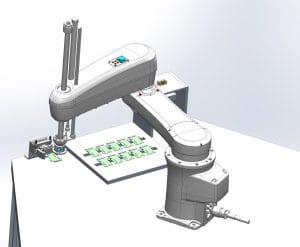 Vi tilbyder at integrere SICK PLB systemet (Random bin picking)