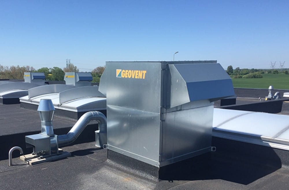 Ventilationsaggregat med fokus på energieffektivitet og dokumenteret klimaaftryk