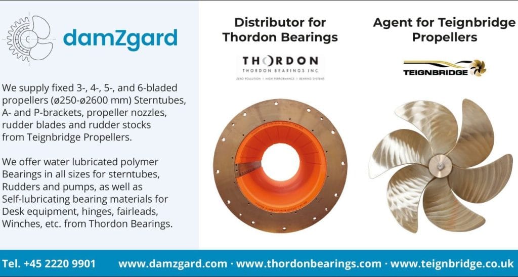 damZgard Mechanics er blevet agent for Teignbridge Propellers