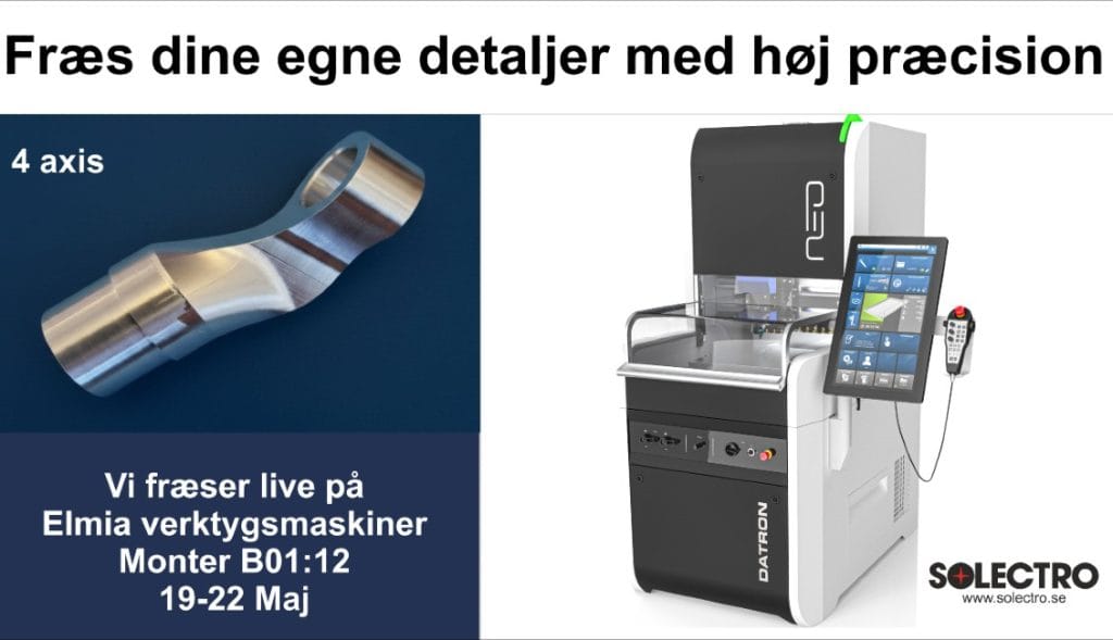 Fræs dine egne detaljer med høj præcision og lavt energiforbrug i DATRONs CNC-fræsemaskiner